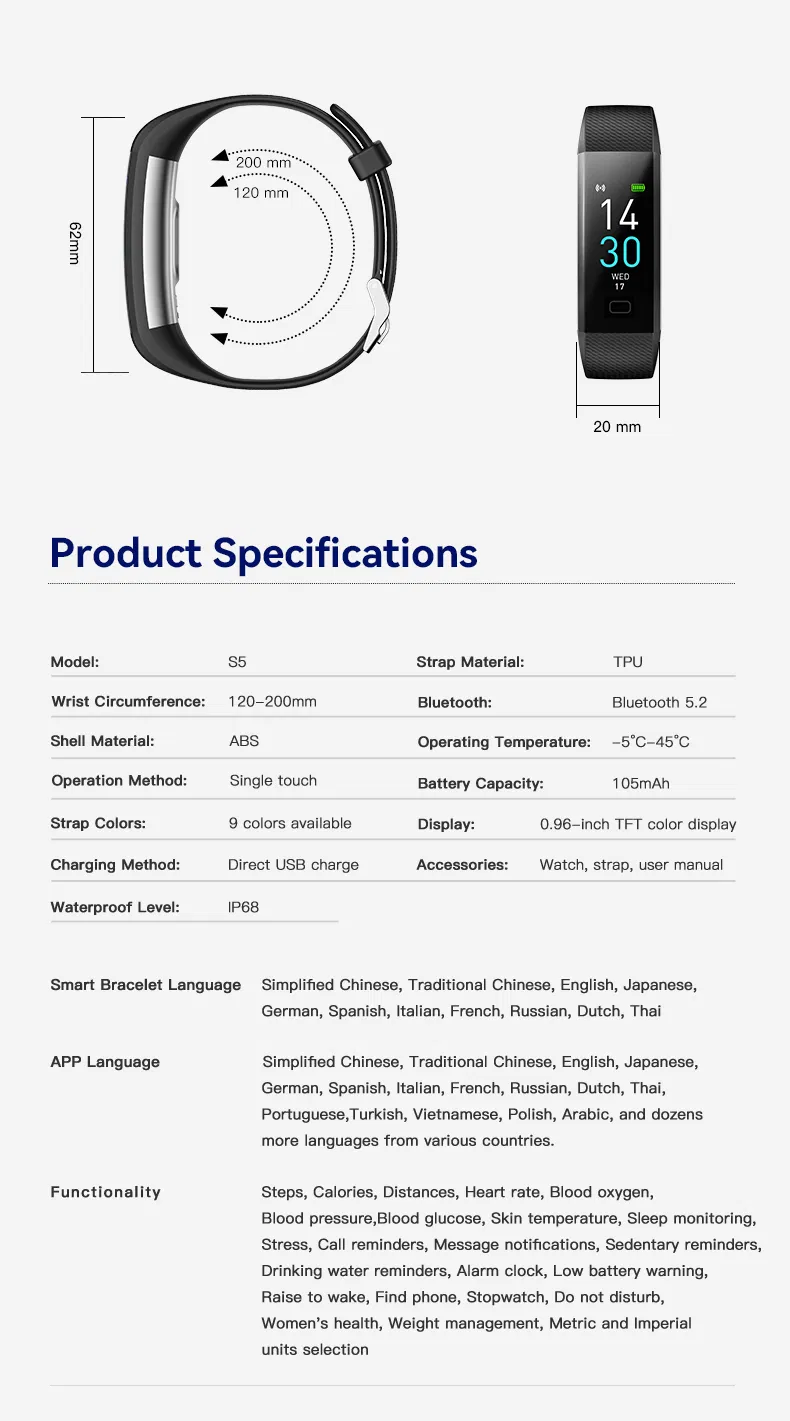 Smart Band Monitoring Health 12