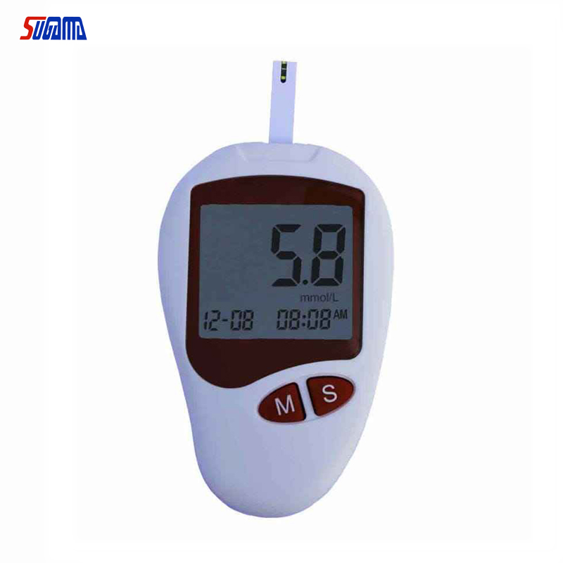 Hospital Homecare Portable Code Free Quick Blood Sugar Check Glucose Meter