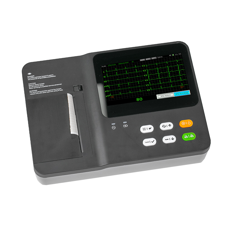 12 Channel 6 Channel 3 Channel 12-Lead ECG Electrocardiogram for Sale Portable ECG Machine