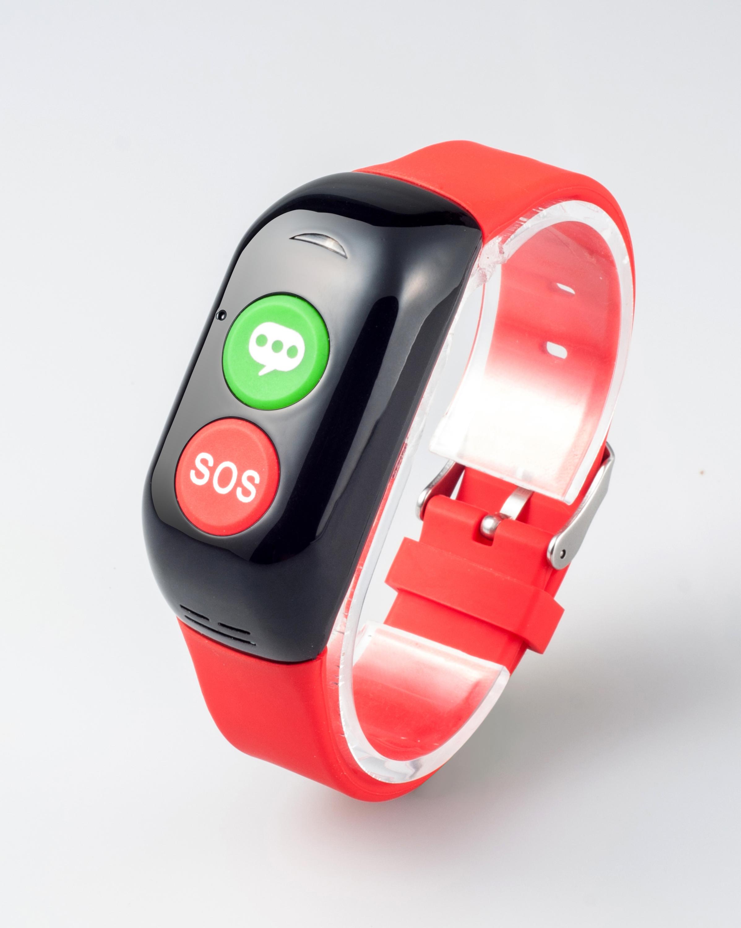 Parent Health Monitoring Wristband Phone GPS Tracking Sos Bracelet Elderly Smart Watch