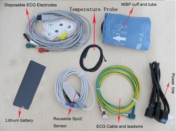 12inch Multi-Parameter Patient Monitor Ew-P812b for Human Use