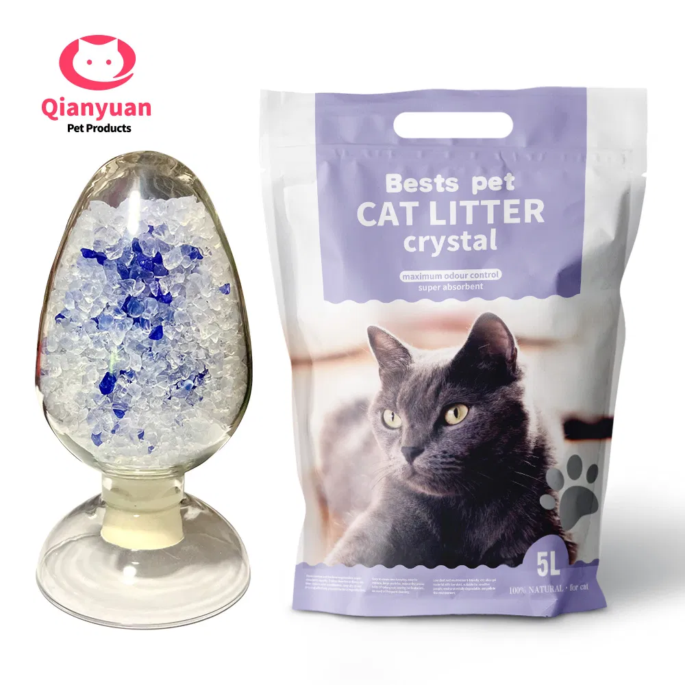Hot Sale Highly Absorbent Dust Free Health Care Monitoring Silica Gel Cat Litter