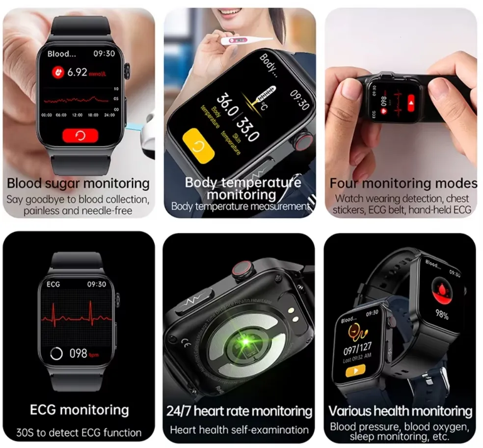 Smart Watch E500 Multi-angle Display