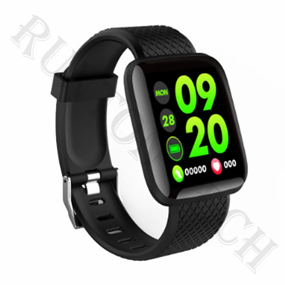 116 Plus Fitness Smart Bracelet Band Bluetooth Heart Rate Blood Pressure Monitoring