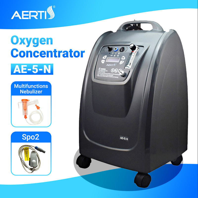 Home Use 5L Chronic Lung Disease Oxygen Supply Respiratory Oxygen Machine (AE-5-N)