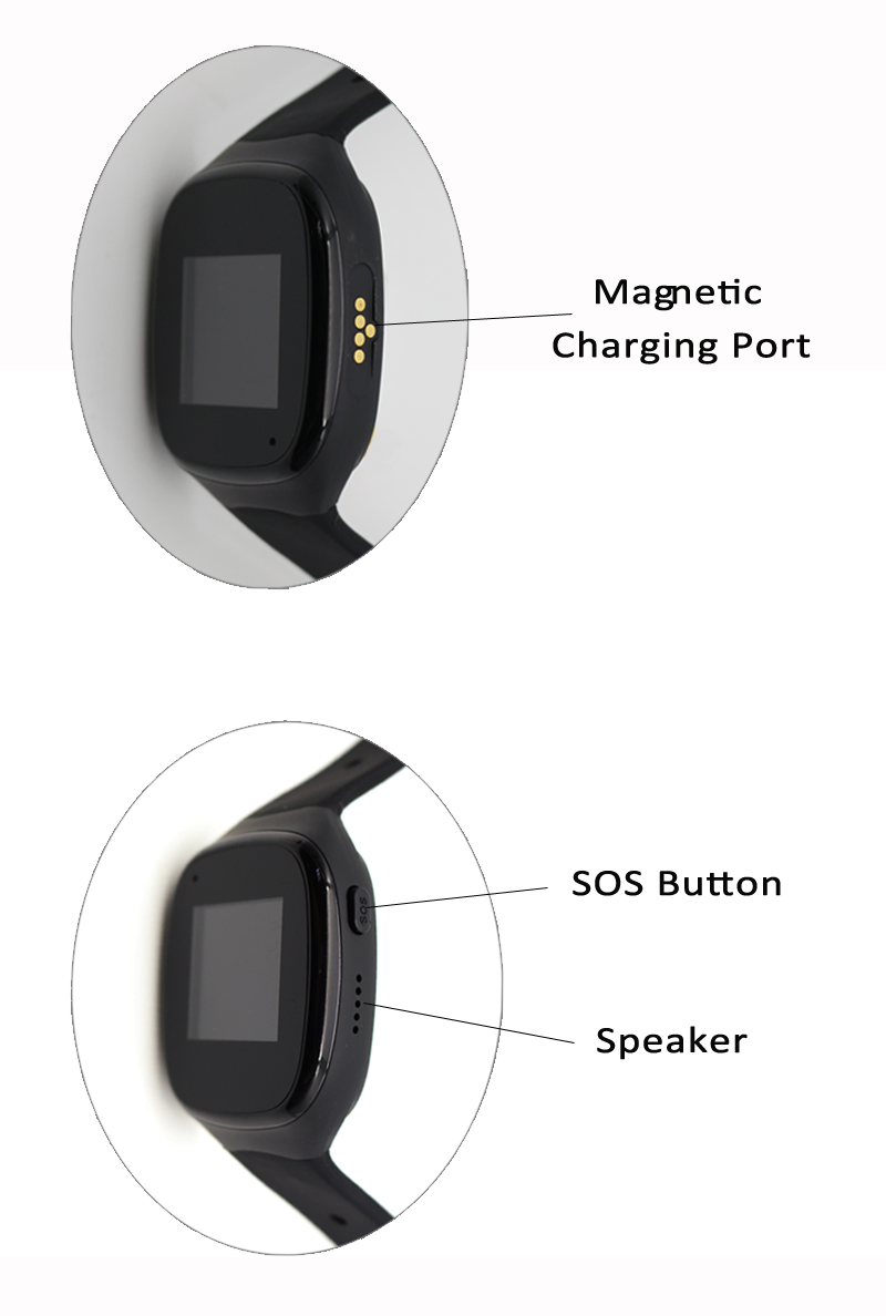 Web Platform and Mobile APP 4G Smart Watch GPS Tracker for Alzheimer Patient