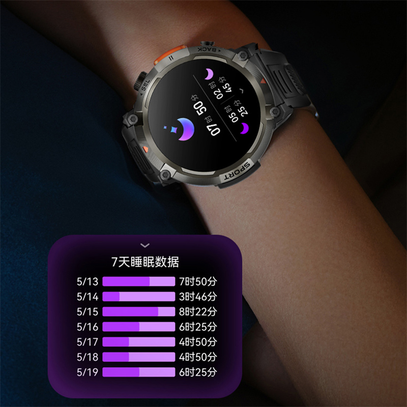 Blood Pressure Monitoring S100-T Bluetooth Calls Music Control TFT Screen Silicone Strap Smart Bracelet