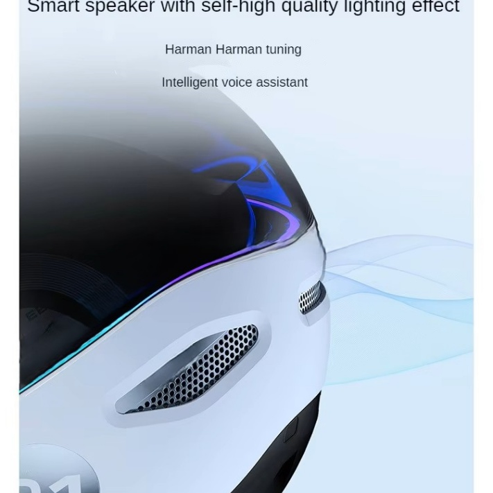 Cartoon Style Plastics Interactive Safe Charging Elderly Care Pet Monitoring Robot