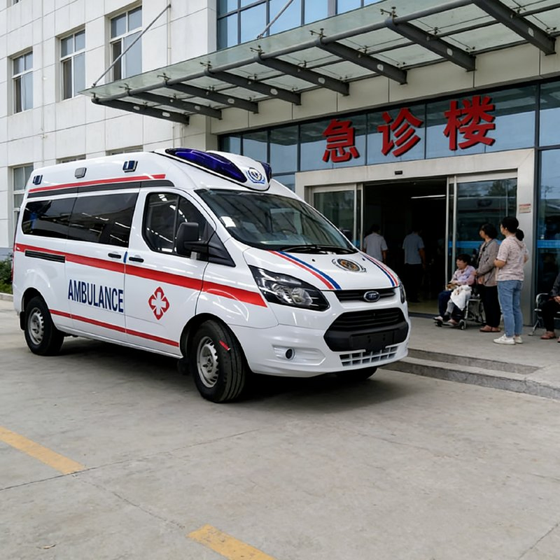 Monitoring Ambulance with Stretcher &amp; Immobilization Device for Patient Condition Tracking
