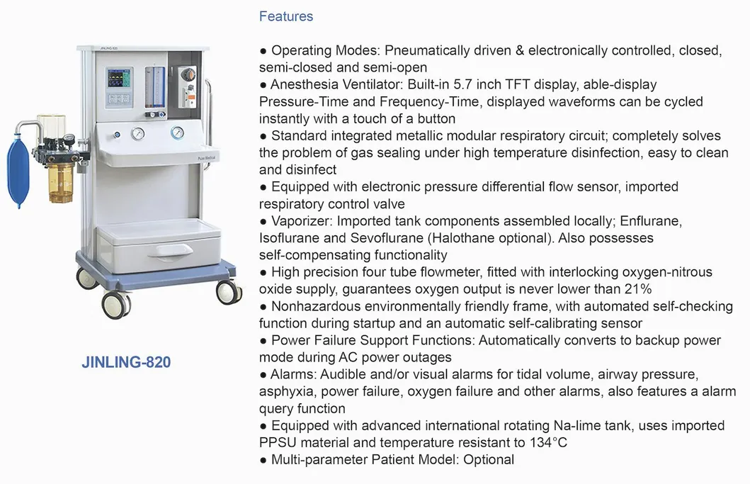 Anesthetic Delivery System Display