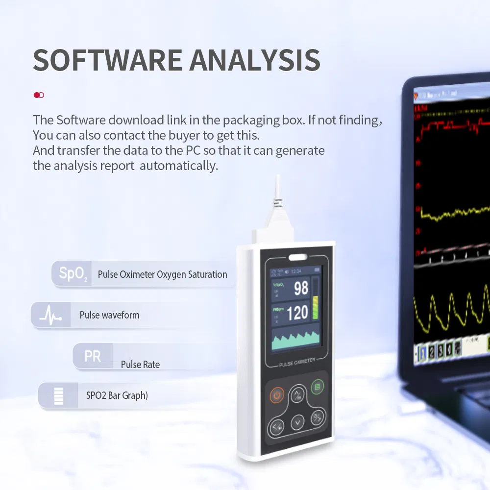 Contec Oxygen Saturation Monitor Oximeter Pulse Oximetry