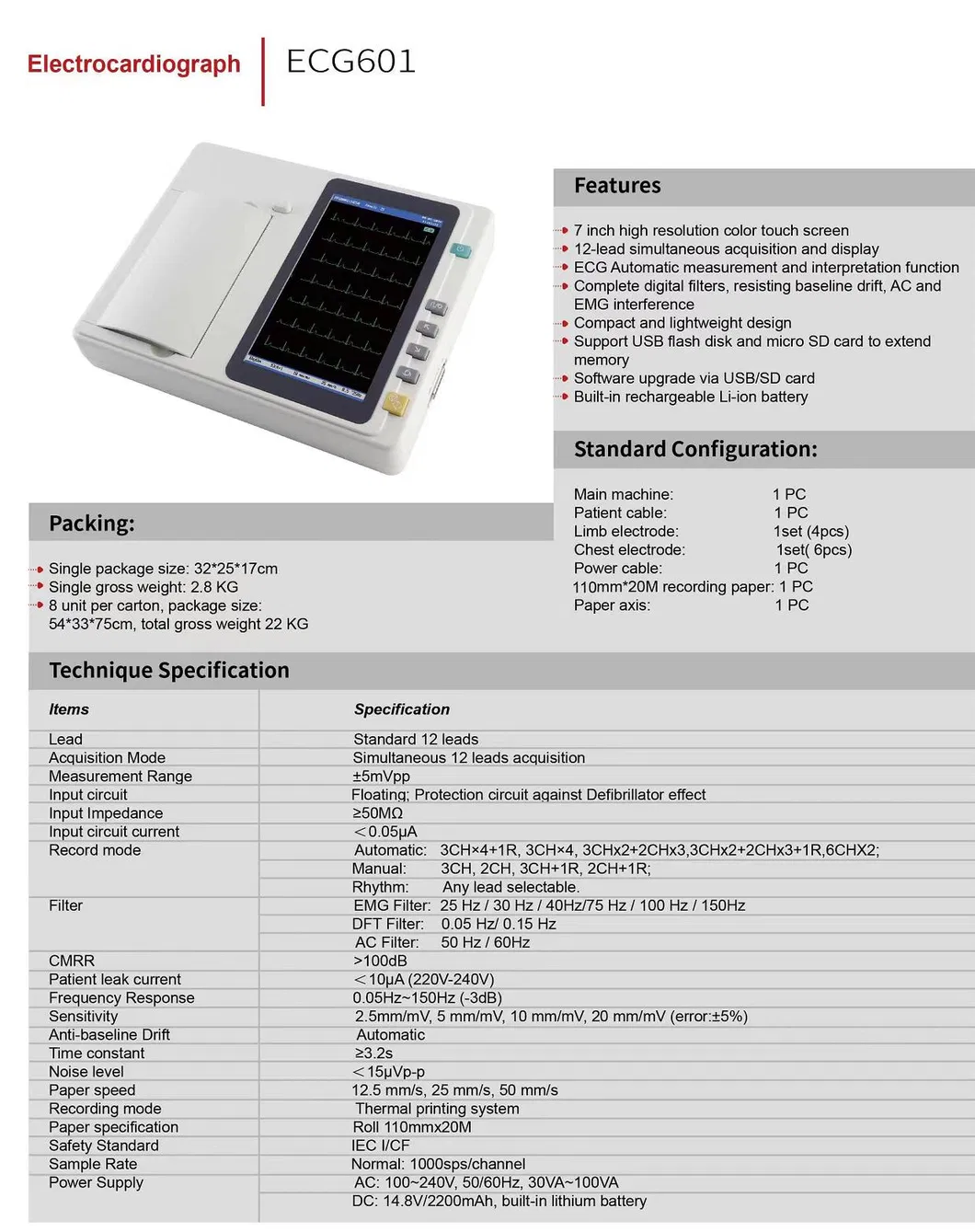 ECG Machine Detail 2