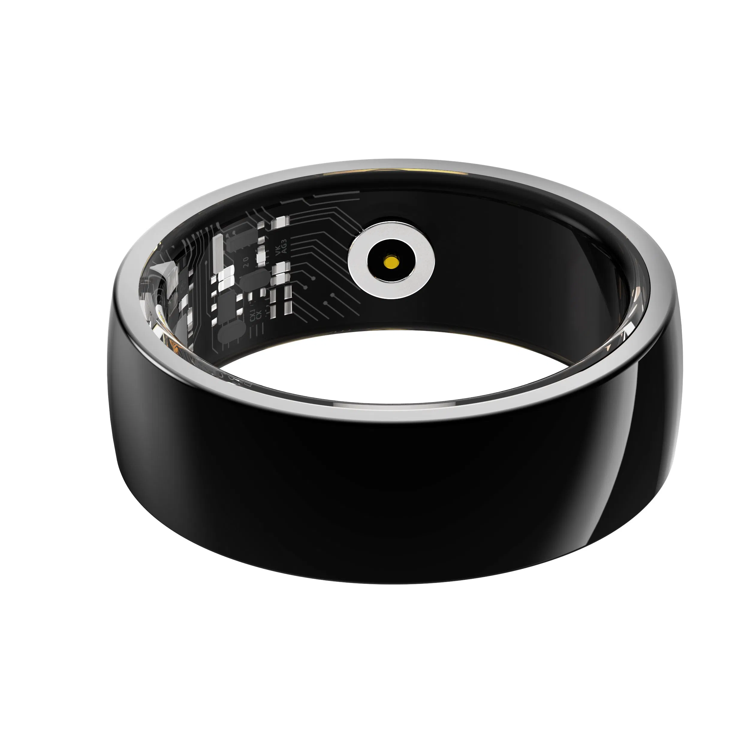 R09m Smart Finger Ring Blood Pressure Oxygen Monitoring IP68 Waterproof Fitness Smart Ring
