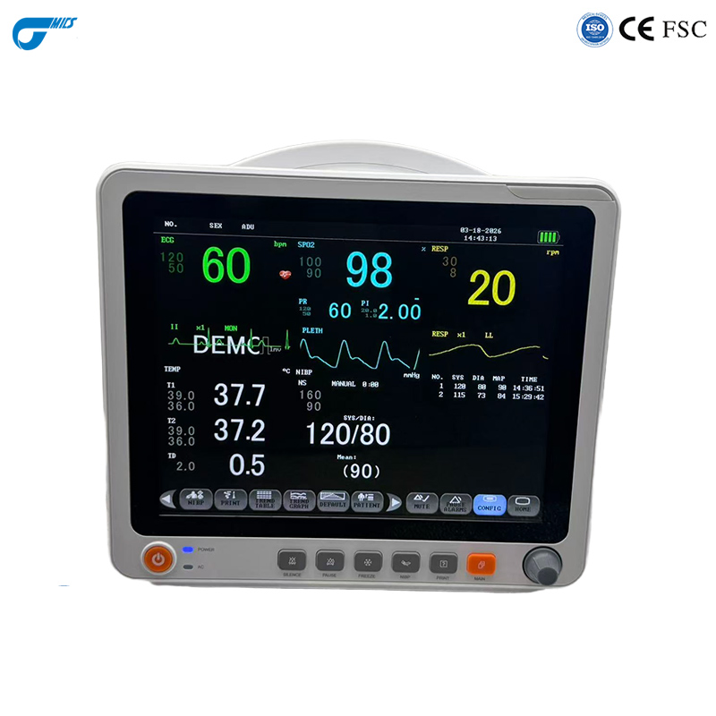 Home Healthcare &amp; Telemedicine Vital Monitor with Clear Display for Chronic Disease Management