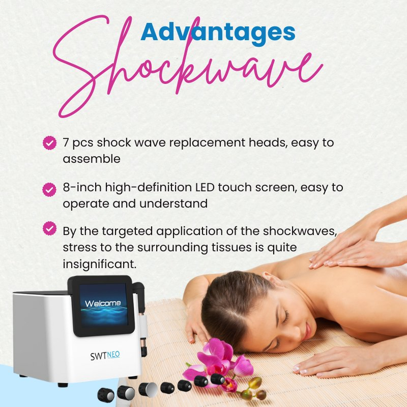 Advanced Pneumatic Shockwave Therapy Device for Chronic Pain Physiotherapy Treatment Centers