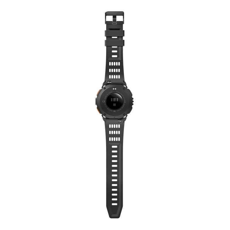 GS500 GPS LED Flashlight Health Monitoring Fitness Tracking Notifications Voice Assistans Wearable Technology Men Man 1.43inch Smartwatch