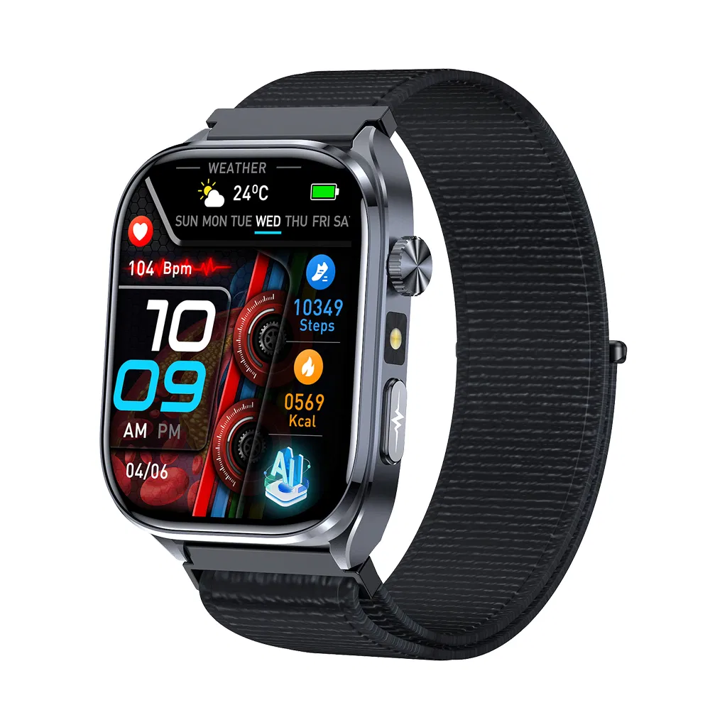 Advanced Mobile Smart Bluetooth Band with ECG and Remote Family Care Function E572