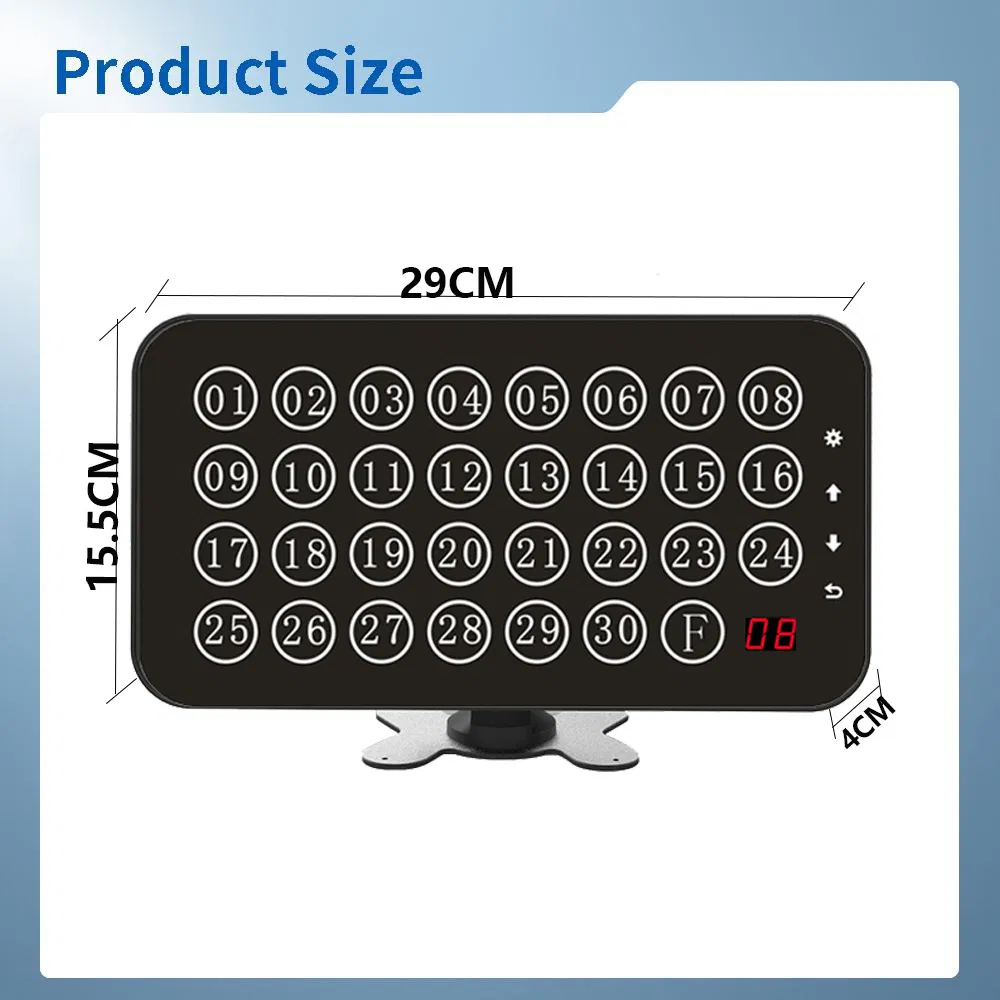 Caregiver Pager Wireless Call Buttons for Elderly Monitoring, Nurse Emergency Alert System for Seniors/Patients, 10 Panic Buttons and 1 Receivers