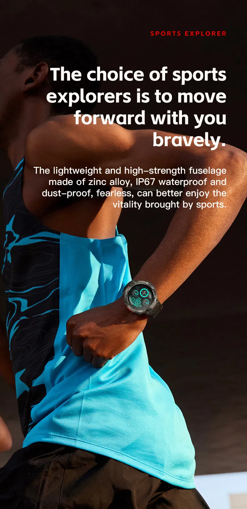 Wrist LED Flashlight Watch