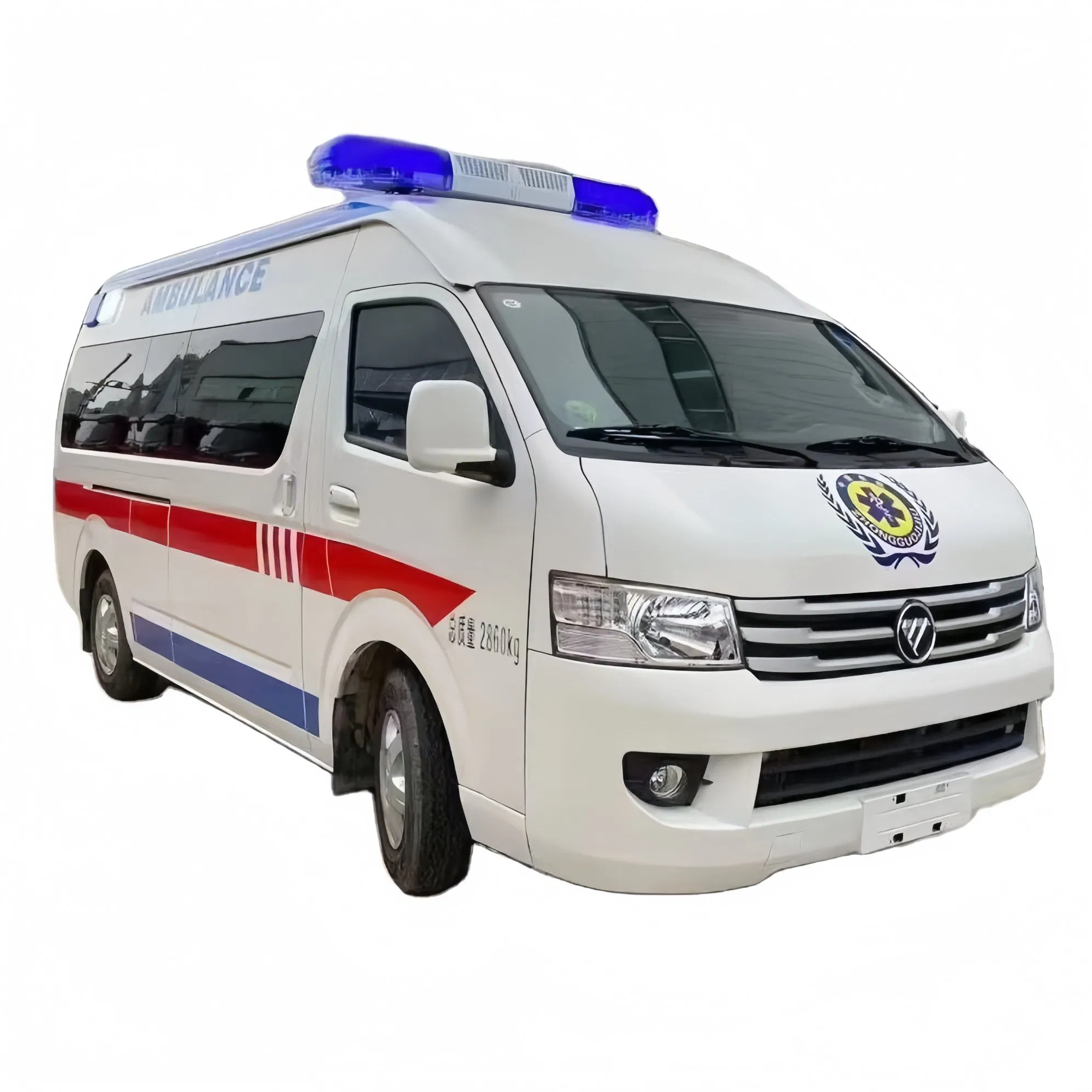 Foton Hospital ICU Medical Ambulance with Monitoring Equipment for Critical Care Transportation