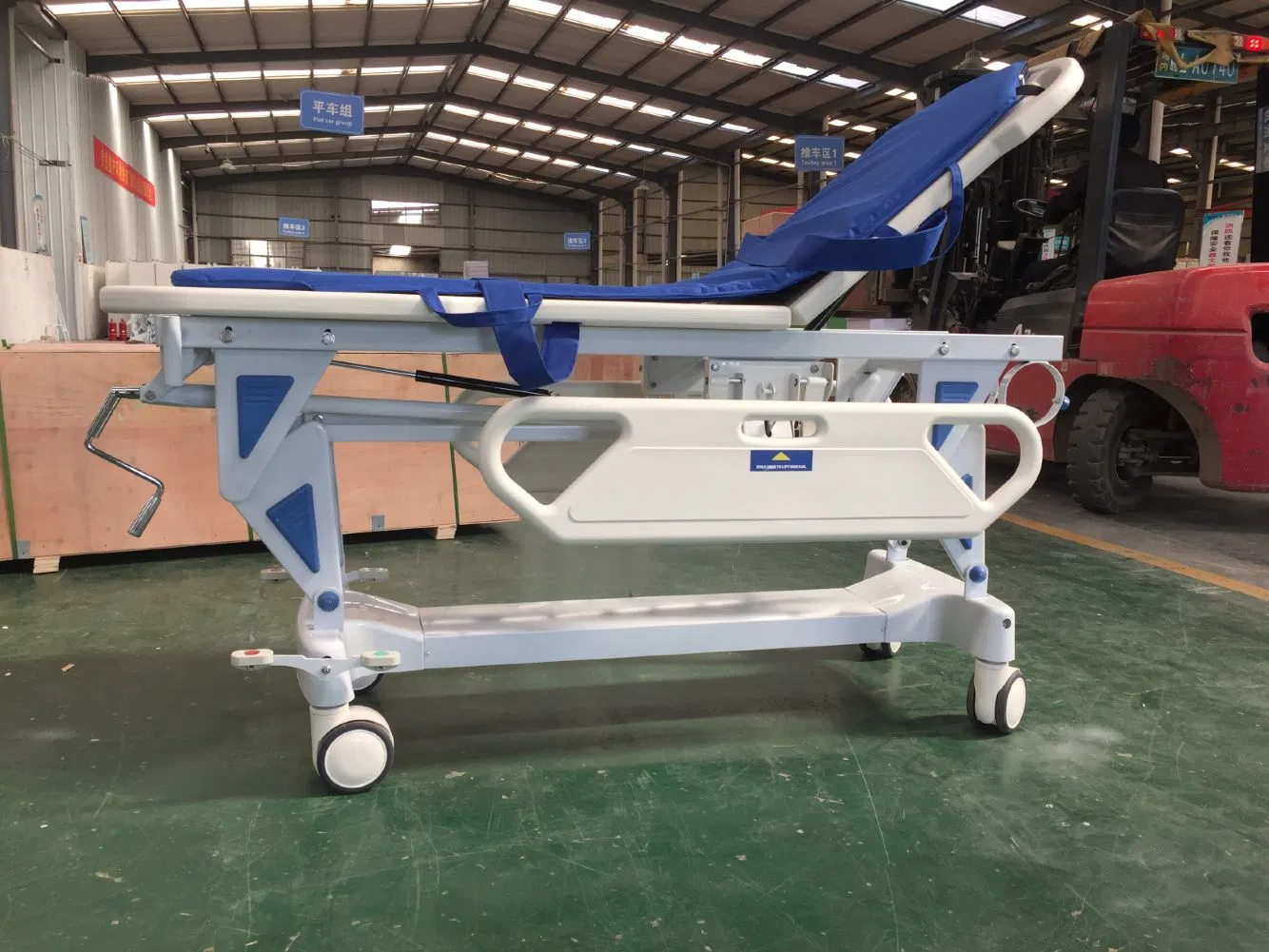 Medical Advanced Hydraulic Patient Transport Stretcher with Optional X-ray Translucent Platform Stretcher