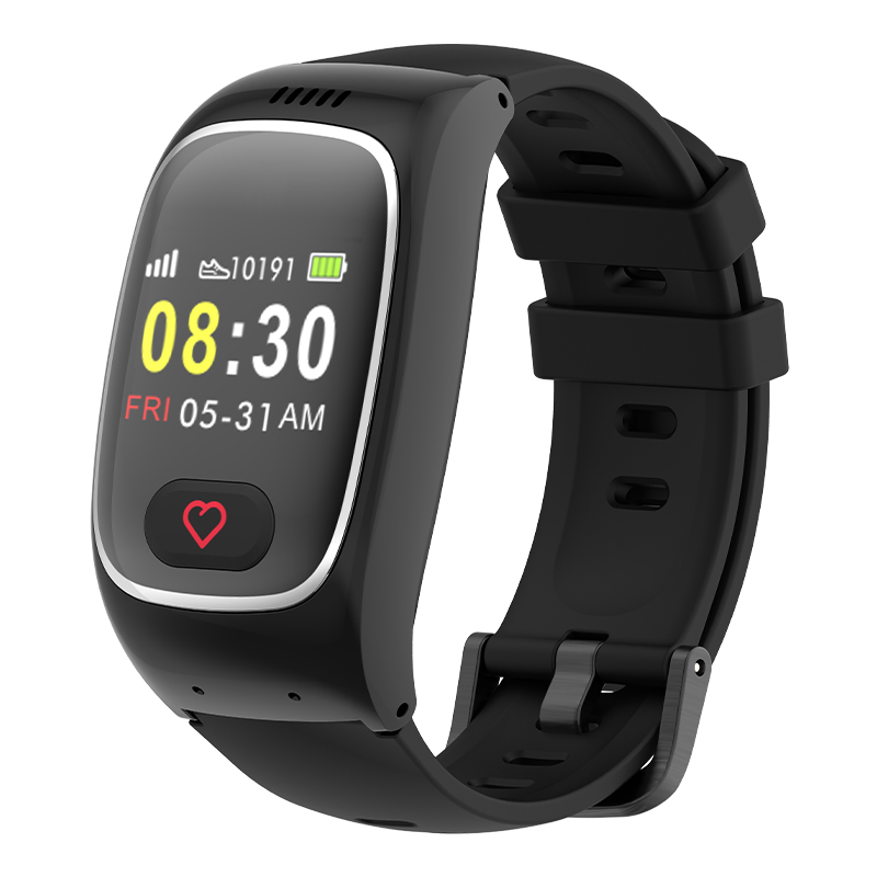 Upgraded Android Supported Elder Care Smart Watch SIM Card GPS Tracker Health Monitoring Sos Fall Alert