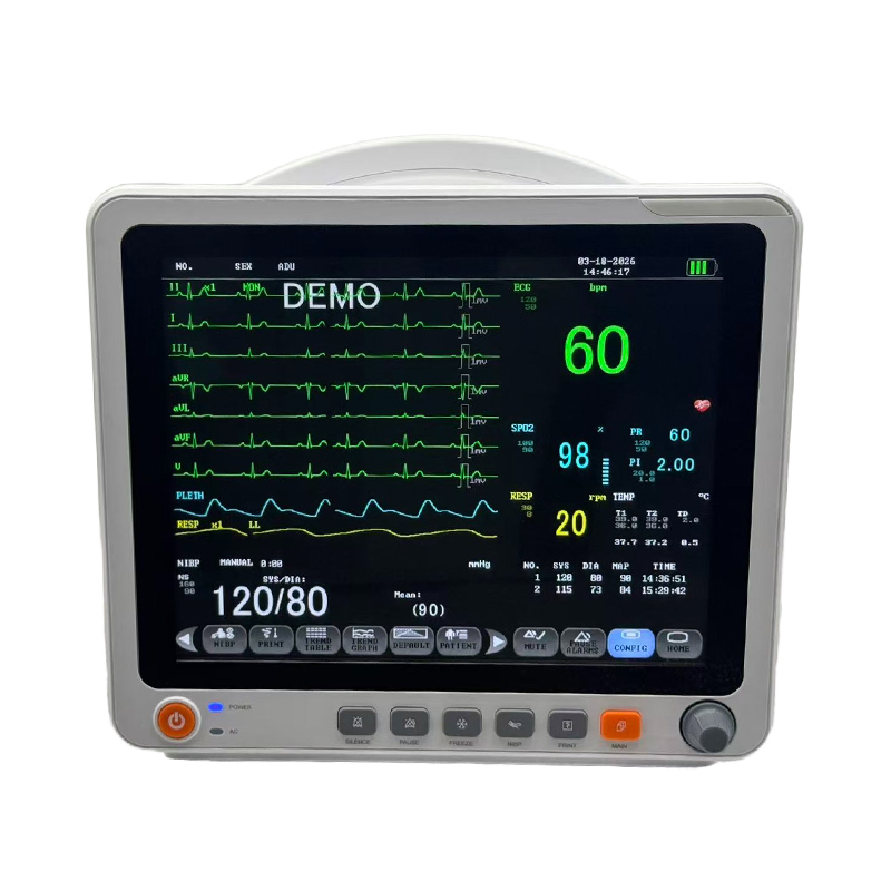 Home Healthcare &amp; Telemedicine Vital Monitor with Clear Display for Chronic Disease Management