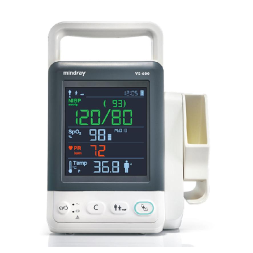 Mindray Vs-600 Emergency Hospital Apparatus Portable Remote Patient Monitoring Vital Signs Monitor Multiparameter Patient Monitor