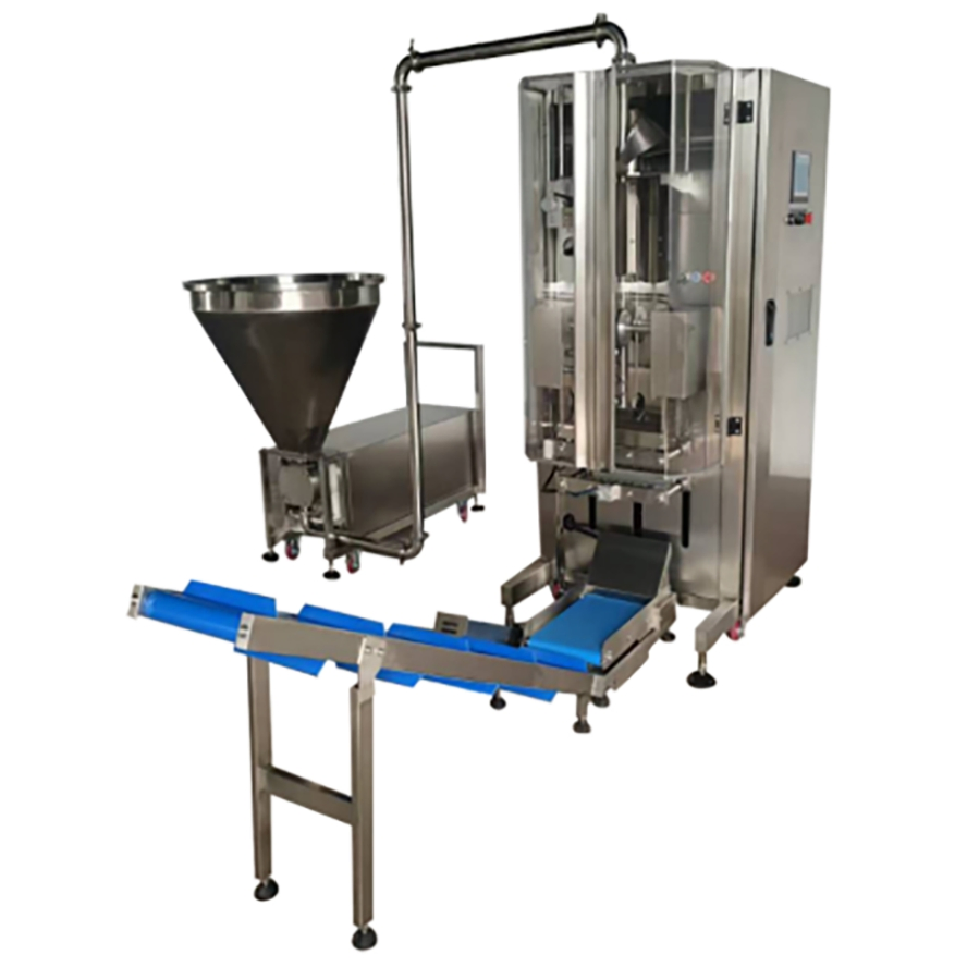 Best Selling Servo Driven Remote Monitoring Inspection Filling Sealing Vacuum Vertical Packing Machine for Textile Industry