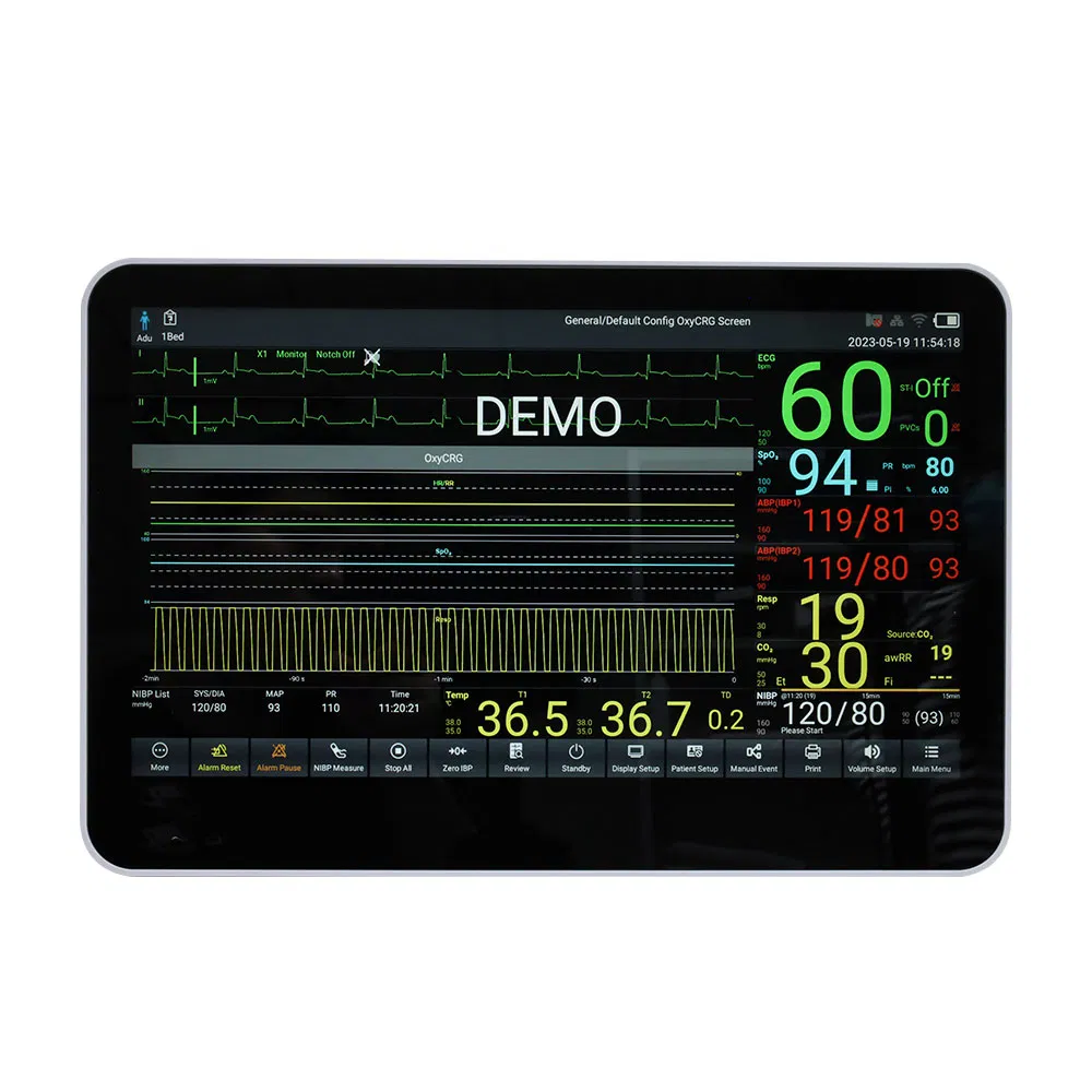 Advanced Cms8500 Oxygen Index Multi-Parameter Monitoring Tablet for Healthcare