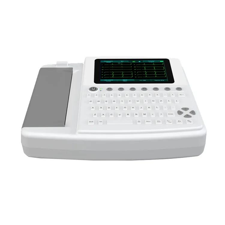 Newly Produced Medical Equipment Electrocardiogram ECG EKG Machine Medical ECG Machine China 3 6 12 Channel ECG Machine 12 Channel 12 Lead ECG Machines