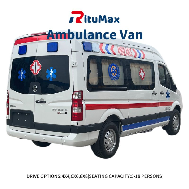 Hot Sale Ford Ambulance Car Ambulance Van Powered by 4X2 for Emergencies