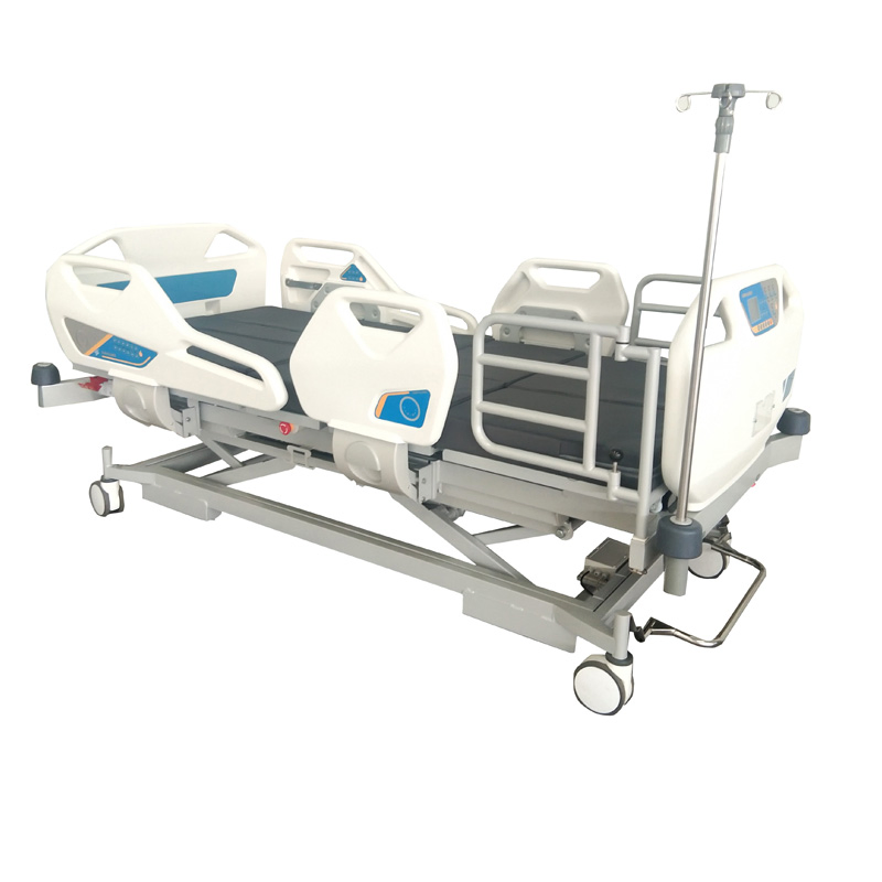 Monitoring System Split Rail Long Term Care Electric Medical Tilt ICU Sand Beds