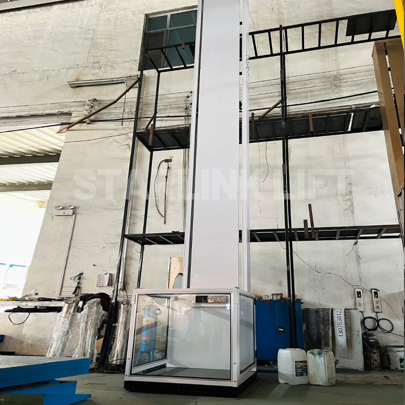 Vertical Wheelchair Platform Lift Elderly Patient Transfer Handicapped Vertical Wheelchair Lift