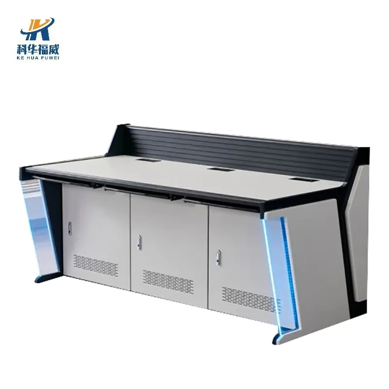 Kehua Fuwei Functional Monitoring Console Design: Stylish Security Surveillance Desk Solutions