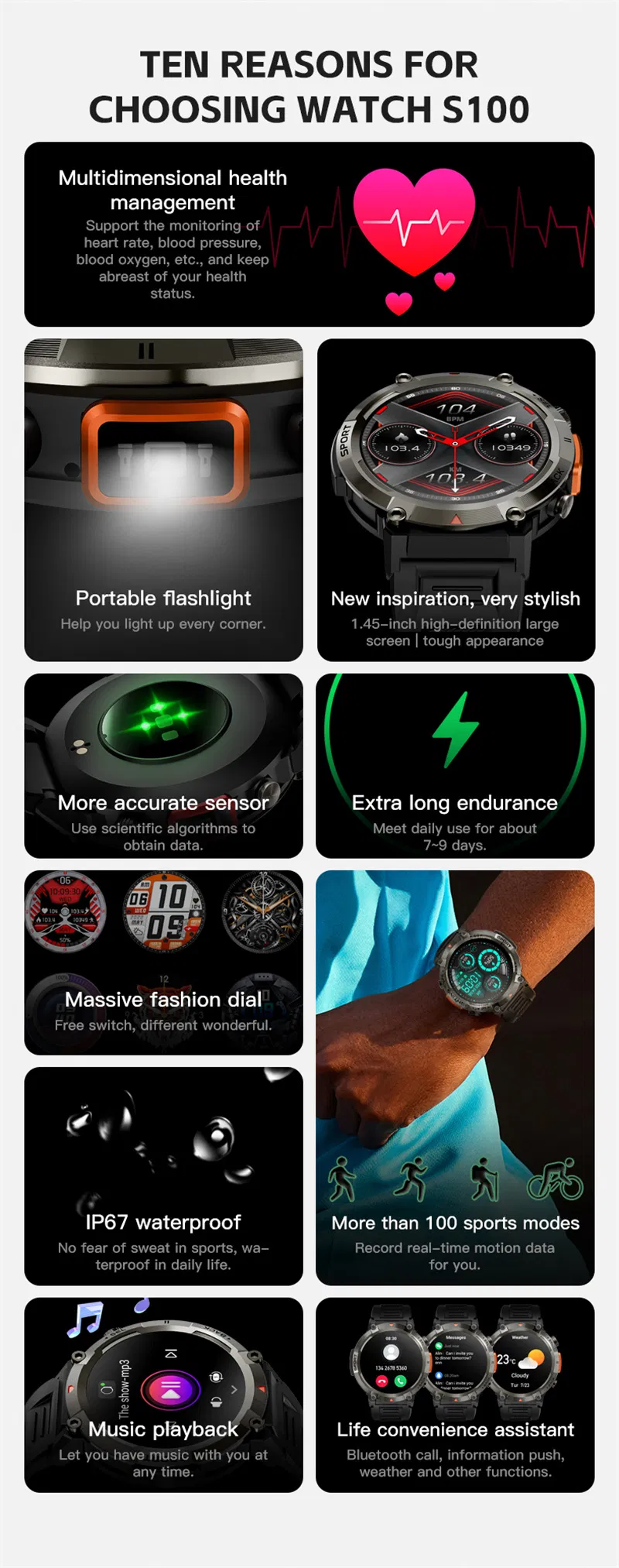 S100-T Colors
