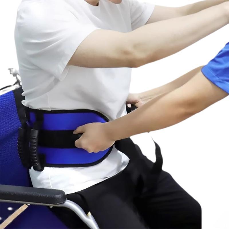 Elderly Standing Aid Transfer Shift Waist Belt Lumbar Support For Walking Training Care-Soft Protection Polyester Nylon Sports
