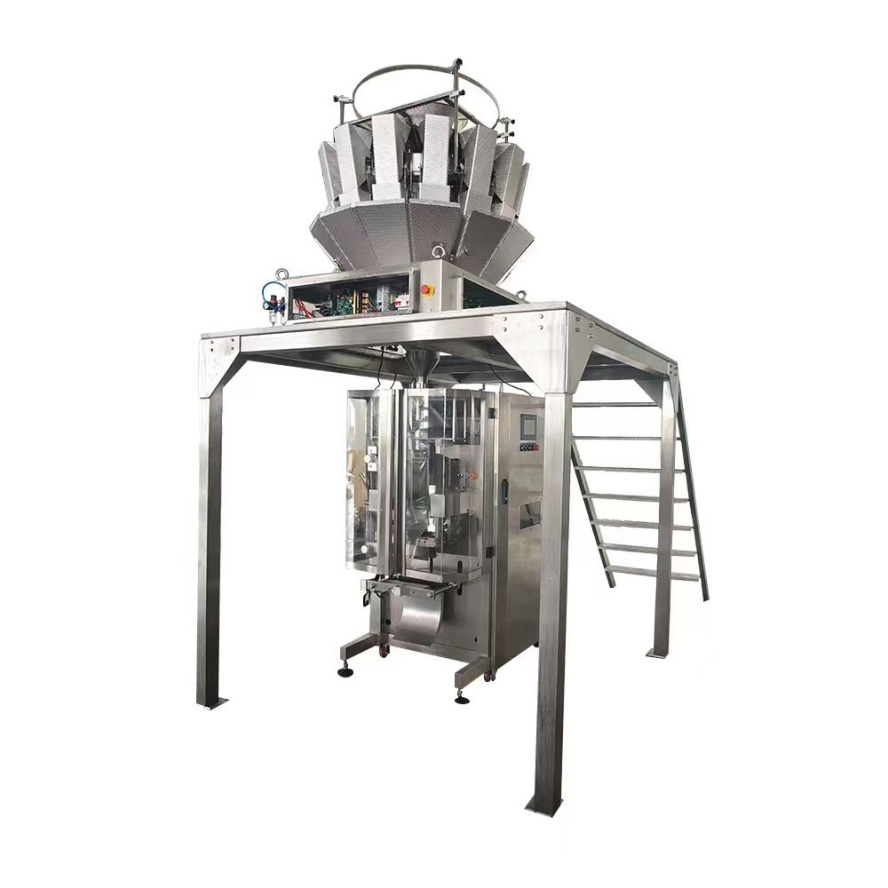 Best Selling Servo Driven Remote Monitoring Inspection Filling Sealing Vacuum Vertical Packing Machine for Textile Industry