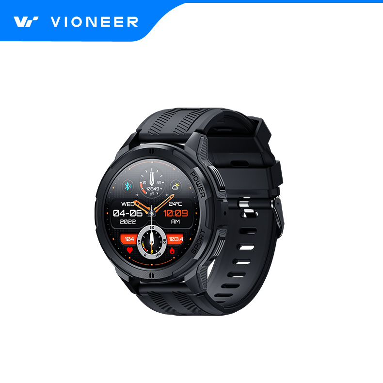 Vioneer Outdoor Magnetic Charging Dust-Proof Waterproof Sweat-Proof Sports Health Data Monitoring Bluetooth Smartwatch