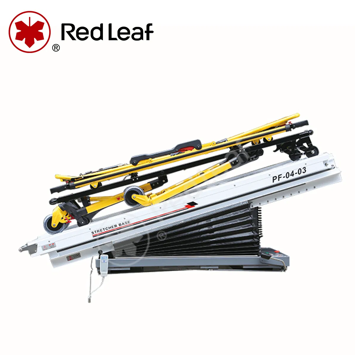 Automatic Load Patients Onto Vehicle Electric Hydraulic Stretcher Platform Ambulance Base Plate