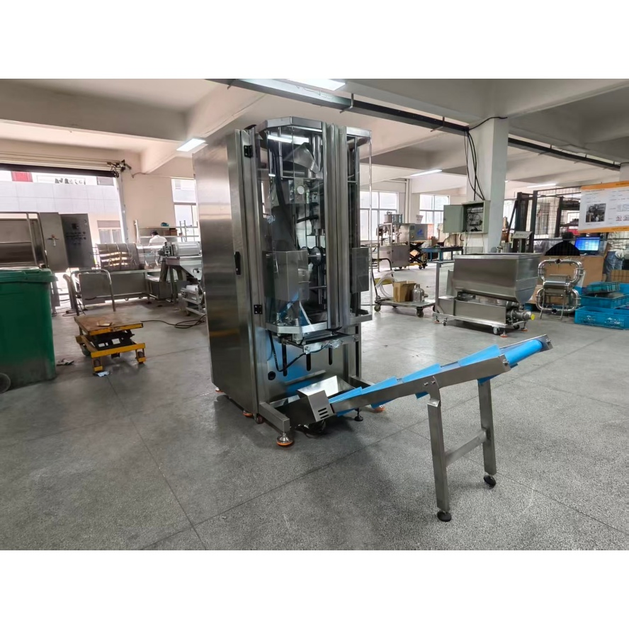 Best Selling Servo Driven Remote Monitoring Inspection Filling Sealing Vacuum Vertical Packing Machine for Textile Industry