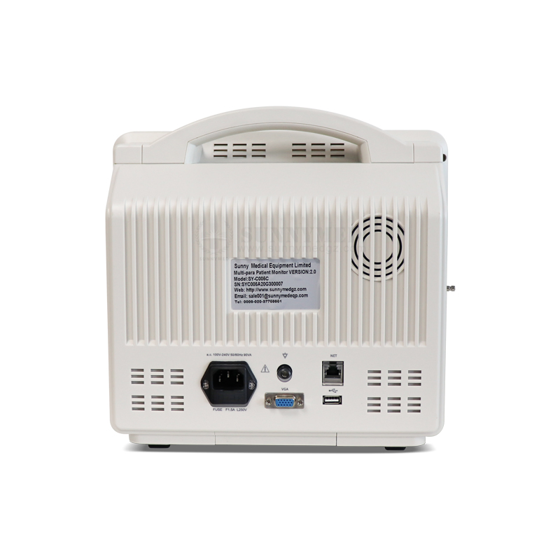 Sy-C005c Medical 12 Inches LCD Multi Parameter Vital Signs Cardiac Monitor Patient Monitor