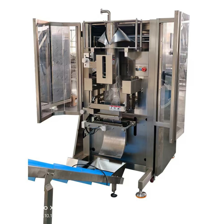 Best Selling Servo Driven Remote Monitoring Inspection Filling Sealing Vacuum Vertical Packing Machine for Textile Industry