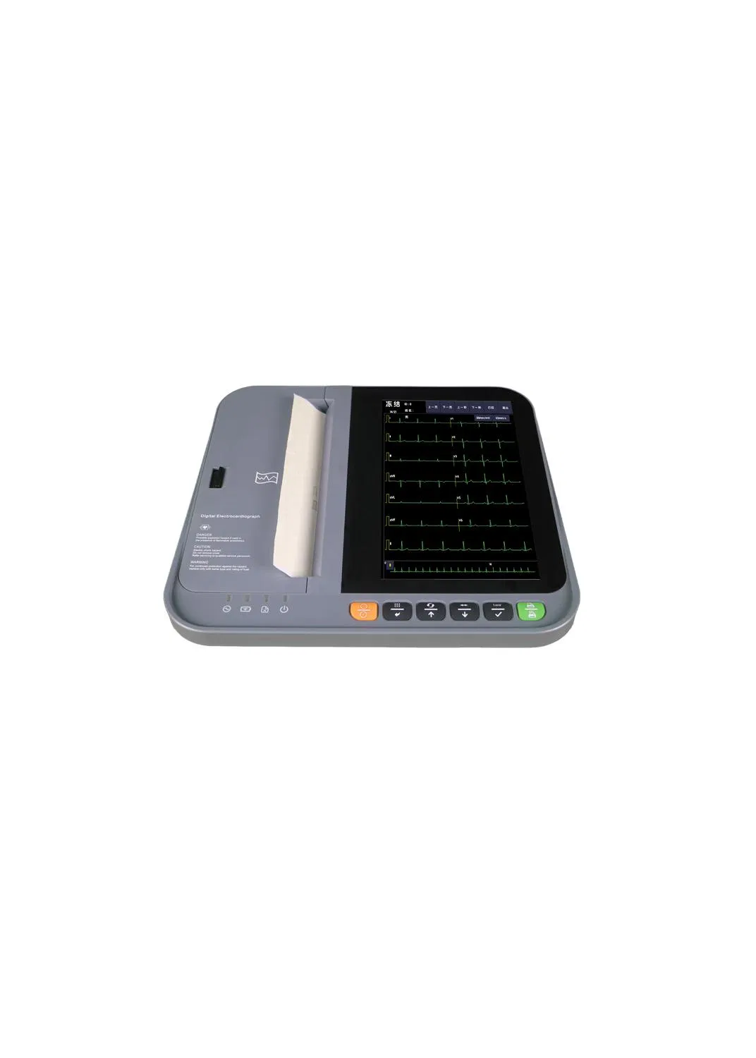 Medical Electrocardiogram 12 Leads 12 Channel Digital Portable ECG EKG Cardiograph Machine