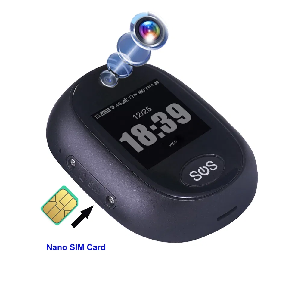 Remote Health Monitoring Smart GPS Tracking Device for Nursing Homes with 4G Connectivity and Vital Sign Sensors V45