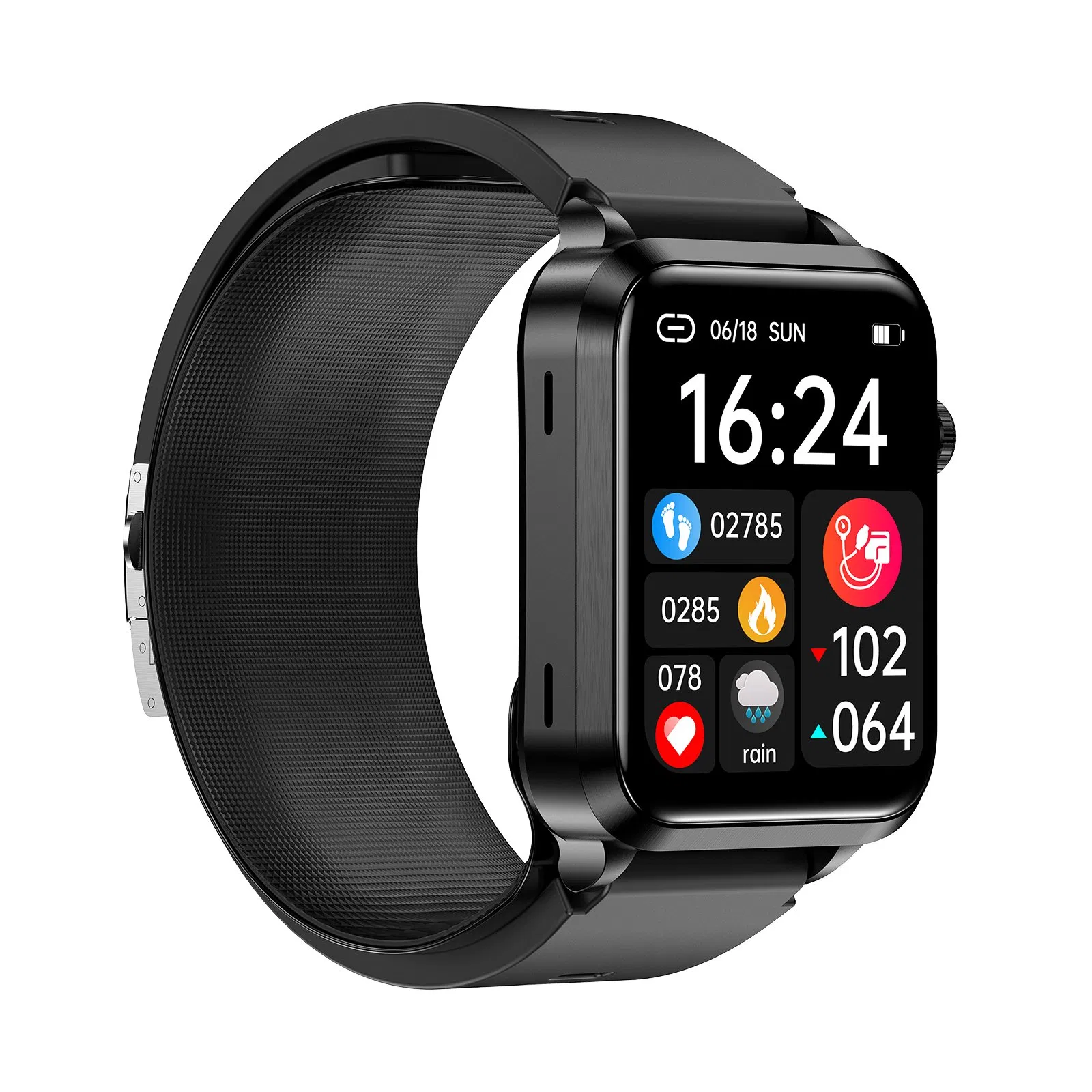 Gj-Sh11 Medical Smartwatch with Pump Blood Pressure Monitoring
