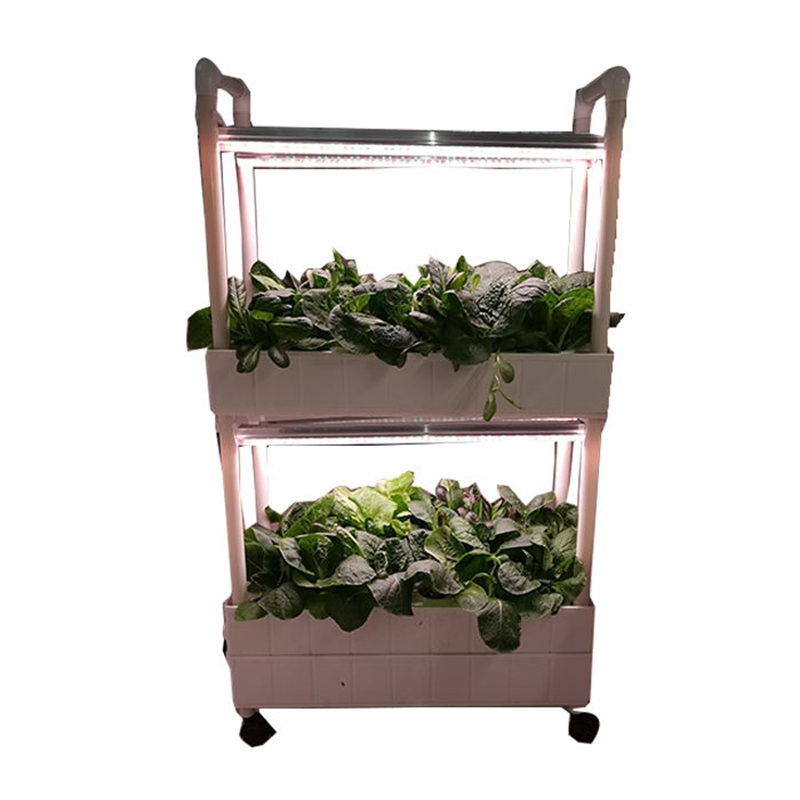 Space Saving Vertical Hydroponic Growing Unit for Home and Small Restaurants