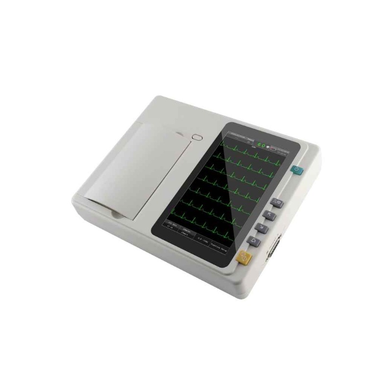 Advanced Compact ECG Machine with 6-Lead Monitoring Features