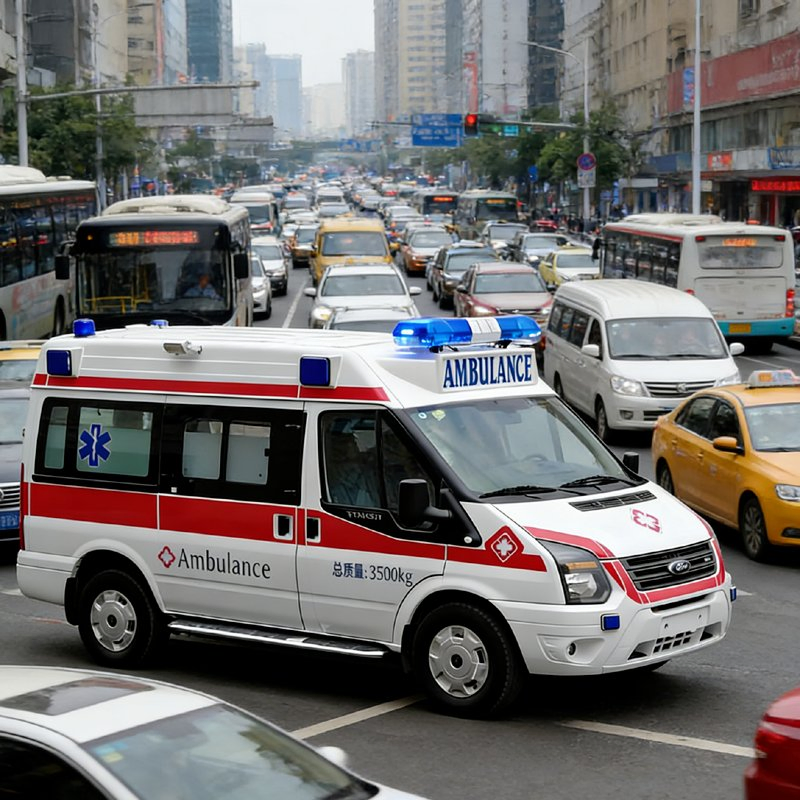 Ford Monitoring Ambulance for Patient Vital Sign Tracking