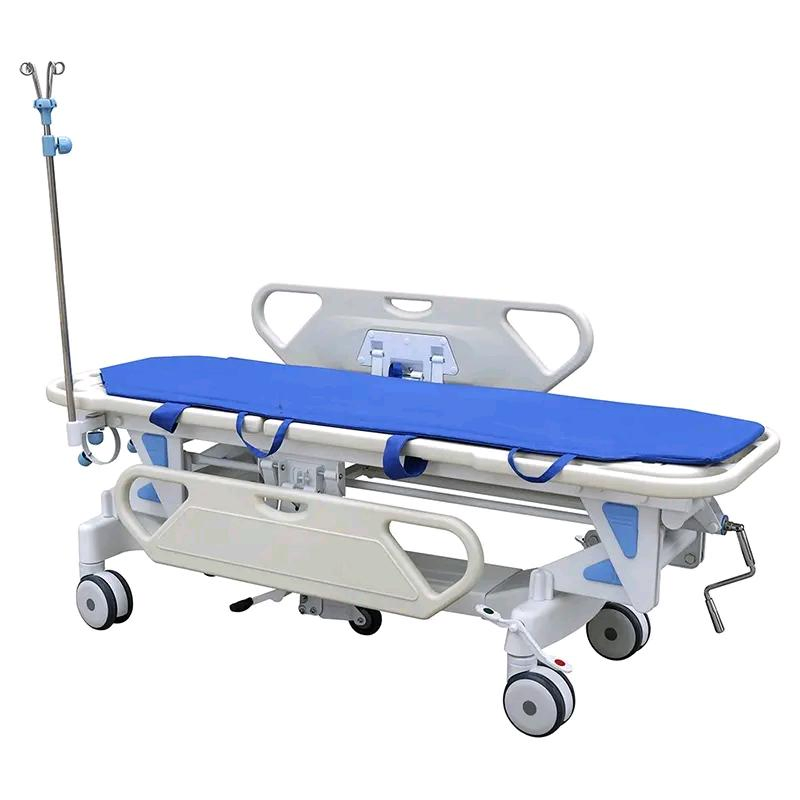 Medical Advanced Hydraulic Patient Transport Stretcher with Optional X-ray Translucent Platform Stretcher